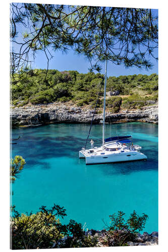 Acrylglasbild Wonderful Majorca - Cala Sa Nau