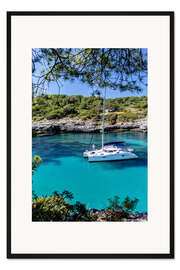 Gerahmter Kunstdruck Wonderful Majorca - Cala Sa Nau