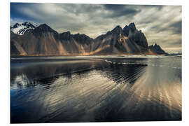 Foam board print Iceland | Vesturhorn | Stokksnes