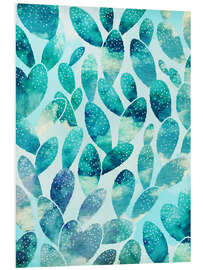 Foam board print Cactus watercolor