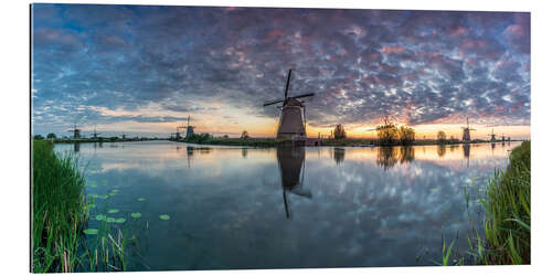 Gallery print Kinderdjik Panorama windmills Netherlands