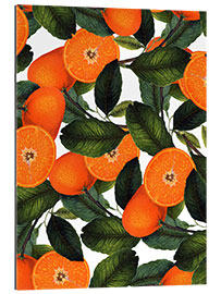 Gallery print Orange pattern