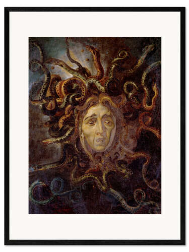 Framed art print Head of Medusa