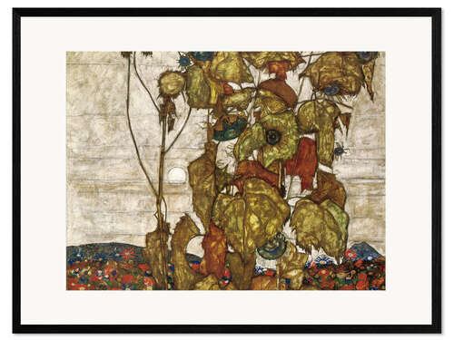 Stampa artistica con cornice autumn sun