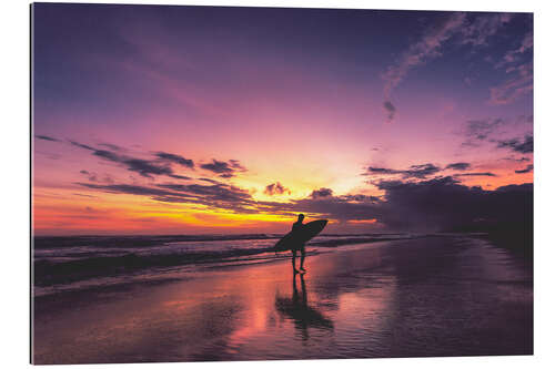 Galleriataulu Bali Sunset Surfing