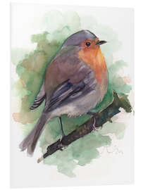 Foam board print Robin