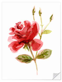 Sisustustarra Red Rose