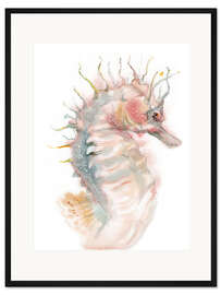 Gerahmter Kunstdruck Seepferdchen