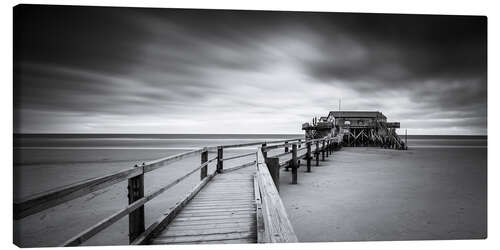Canvas print St. Peter Ording - Storm