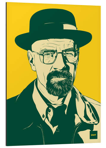 Aluminium print Walter White