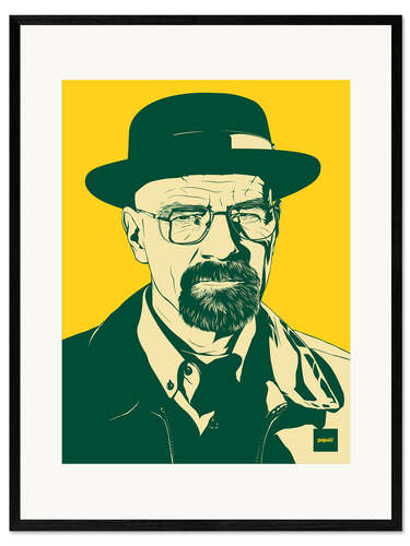 Gerahmter Kunstdruck Walter White