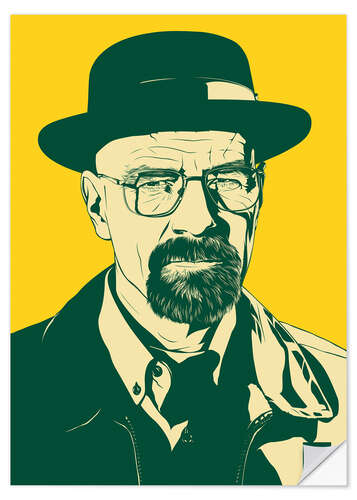 Sticker mural Walter White