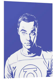 Tableau en PVC Sheldon Cooper