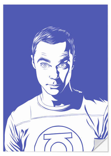 Självhäftande poster Sheldon Cooper