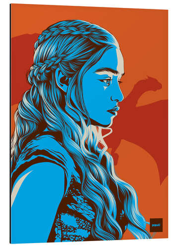 Tableau en aluminium Daenerys Targaryen