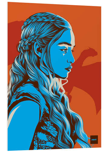 Tableau en PVC Daenerys Targaryen