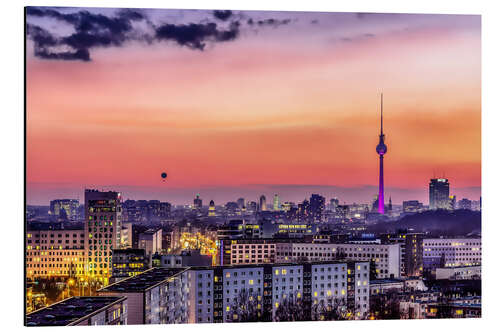 Tableau en aluminium Vue de Berlin en été