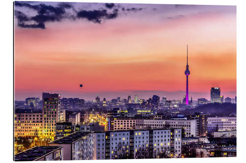 Gallery print Berlin skyline in summer