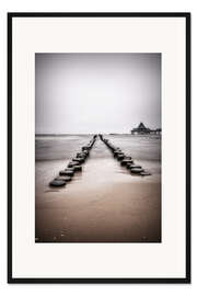 Gerahmter Kunstdruck Heringsdorf auf Usedom