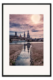 Gerahmter Kunstdruck Altstadt Dresden