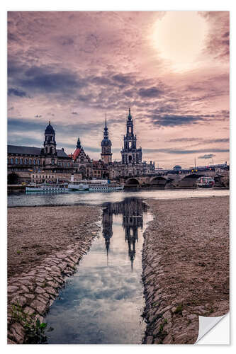 Naklejka na ścianę Old quarter Dresden