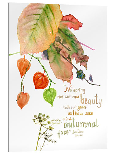 Galleriprint Autumn Quote John Donna