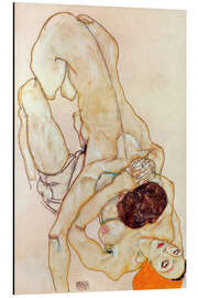 Magnettafel Zwei Mädchen (Liebendes Paar)