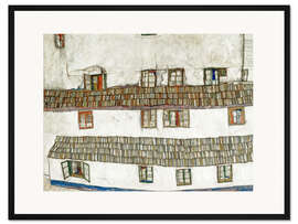 Gerahmter Kunstdruck Fenster