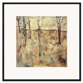 Stampa artistica con cornice Bare Trees