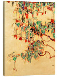 Canvas print  Fuchsia Branches (Sun Tree) - Egon Schiele
