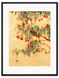 Gerahmter Kunstdruck Fuchsienzweige (Sonnenbaum)