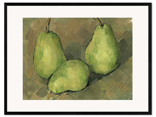 Framed art print Three Pears
