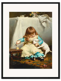 Gerahmter Kunstdruck Nicht so schüchtern