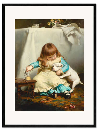 Framed art print Once bit, twice shy