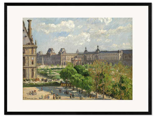 Gerahmter Kunstdruck Place du Carrousel