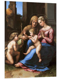 Foam board print Madonna of Divine Love