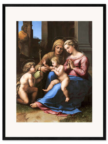 Framed art print Madonna of Divine Love