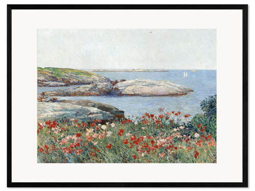 Impressão artística com moldura Poppies, Isles of Shoals