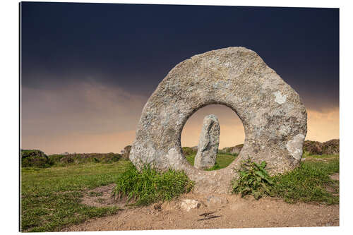 Quadro em plexi-alumínio Bronze Age Monument Men-an-Tol, Cornwall (England)