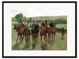 Ingelijste kunstdruk The Riders