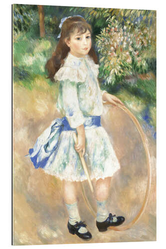 Stampa su plexi-alluminio Girl with a Hoop