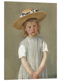 Galleritryck Child in a Straw Hat