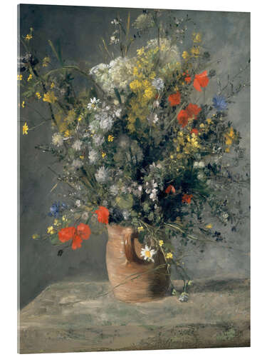 Acrylic print Flowers in a Vase, 1866