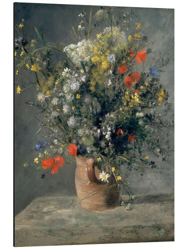 Aluminium print Flowers in a Vase, 1866