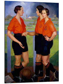 Magnettafel Las futbolistas