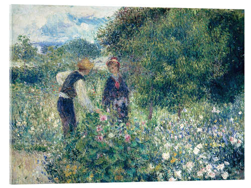 Akrylglastavla Picking Flowers