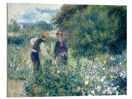 Stampa su plexi-alluminio Picking Flowers