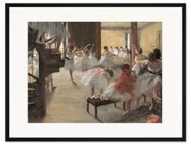 Gerahmter Kunstdruck Die Tanzklasse