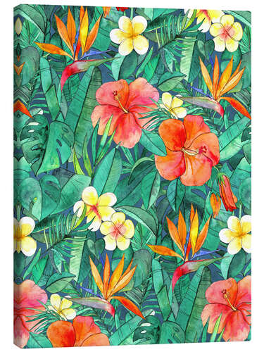 Canvas print Tropical garden