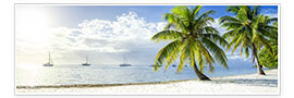 Billede  Summer, sun, beach and sea in the Caribbean vacation - Jan Christopher Becke